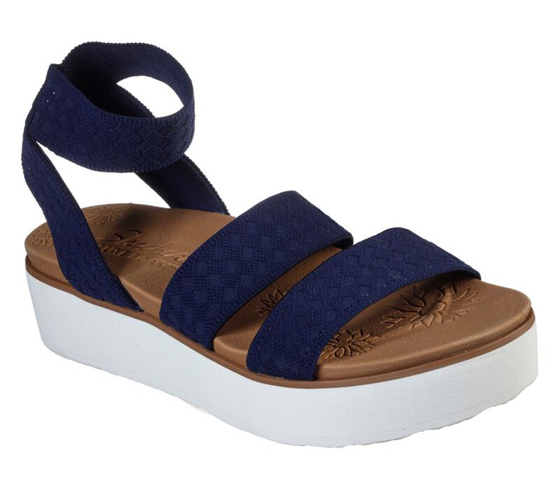 Skechers Summer Rose - Eye Catchin' - Womens Sandals Navy [AU-WM6614]